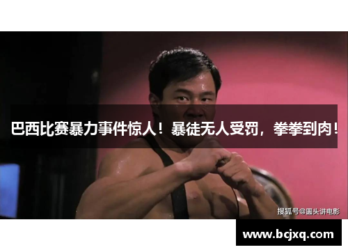 巴西比赛暴力事件惊人！暴徒无人受罚，拳拳到肉！